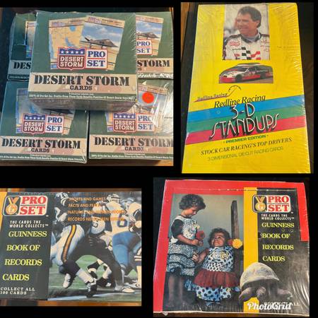 unopened trading card boxes - Guinness book world records sports 1