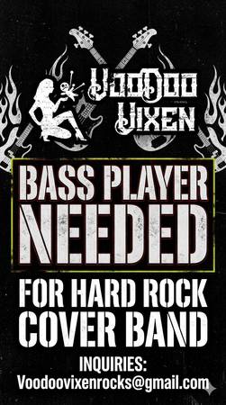 BASS PLAYER NEEDED 1