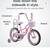Schwinn Bloom  16-in. Kid's Bike with Training Wheels, Pink Child Bicycle 4 thumbnail