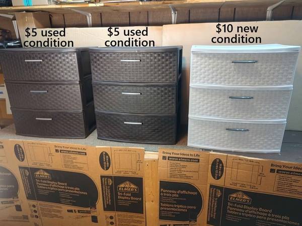 Storage Drawers with others all for $30 1