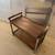 Vintage midcentury modern chrome and walnut bar cart 3 thumbnail
