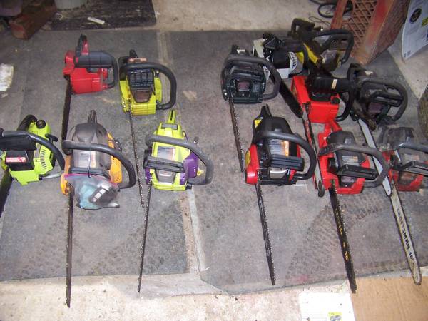 Large selection of Chainsaws 1
