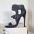 Women's Black Qupid High Heels Size 7.5 3 thumbnail
