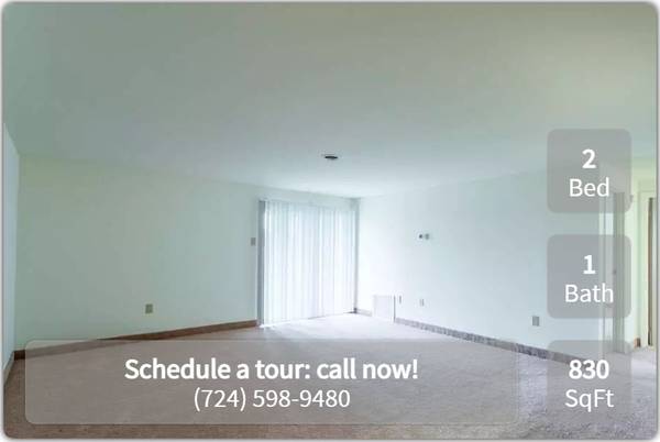 $719 / 2br - 830ft2 - Stop by today at the 2 bed / 1 bath of your dreams! 830 Sq Ft! (Indiana)64013531009539121