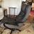 Mid-Century Style Leather Lounge Chair 5 thumbnail