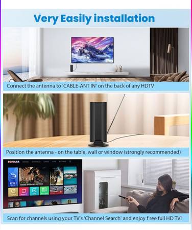 Antena de TV - $35 (Brooklyn)63471423199745123