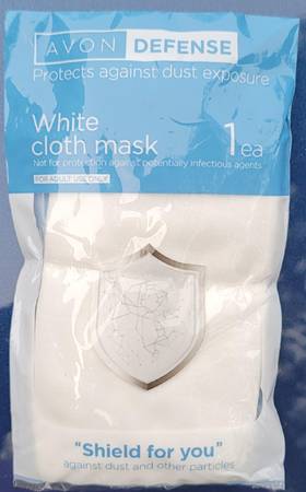 White Cloth Face Masks by Avon 1