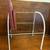 MID-CENTURY MODERN METAL DISH RACK / BOOK or ALBUM SHELF 2 thumbnail