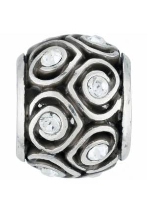 Brighton Beaded Spiral Hearts Charm 1