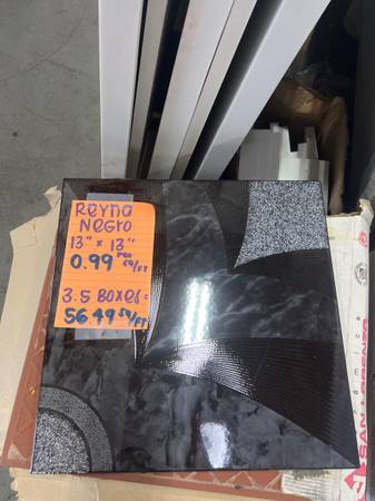Ceramic tile for clearance sale 13” x 13” 1