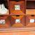 Vintage Cupboard CubbyHole cute Useful  Storage Wood drawers 23" Shelves 3 thumbnail