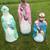 ★★ Four Christmas Nativity Blow Mold Lawn Ornaments ★★ 2 thumbnail