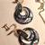 Handmade metal and enamel Necklace and Earrings Set 2 thumbnail