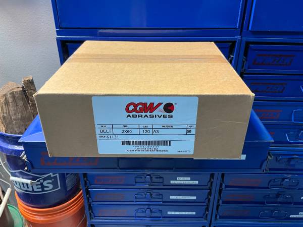 Case Of CGW Sanding Belts 2 x 60 50pcs. 1