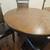 Dining round table brown cherry 1 thumbnail