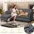 New Convertible Sectional Couches, 79" 3 Seat L Shaped Couch with Storage Chaise 4 thumbnail