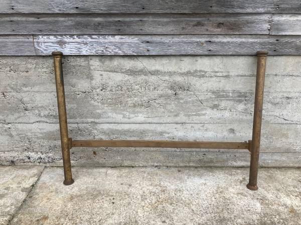 Brass Looking Bed Posts (Antique or Vintage) For Repurposing 1