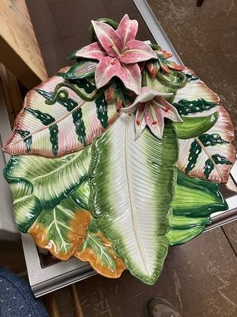 Fitz & Floyd Platter - Exotic Jungle Theme 64666 1