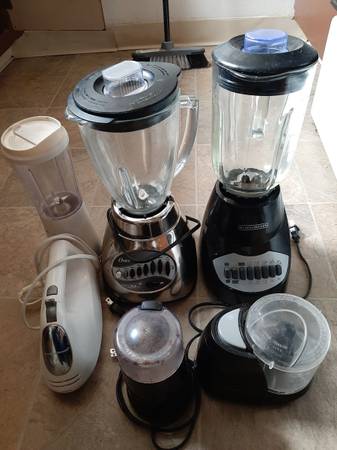 blenders, stick mixers, etc. 1