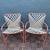 Set of 2 Vintage Pink Solomon Color Brown Jordan Tamiami Patio Chairs 2 thumbnail