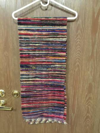 Local Artist Handwoven Wool Table Runner 1