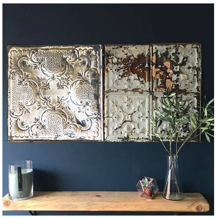 Antique Tin Ceiling Tile (23"x 23") ready-to-hang as Décor - $40 (Oakley, Cincinnati)