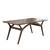 70.9” Mid Century Modern Solid Wood Dining Table for 6-8, Rustic Farmhouse Sty 1 thumbnail