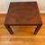 Vintage Lane Mid-Century Modern Parsons style square walnut side table 10 thumbnail