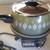 Vtg Oster Electric Fondue Pot PLUS 16 Forks, Mid Century Avocado Green 2 thumbnail
