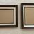 2 wooden frames with navy trim 1 thumbnail