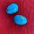 Genuine Two (2) Turquoise Eggs 1 thumbnail