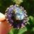 Natural Blue Topaz and 13 Amethysts. Size 8 Custom made ring 13 thumbnail