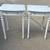 Simply Shabby Chic Rachel Ashwell White Vintage Style End Side Accent Table Set 1 thumbnail