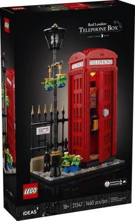 LEGO Ideas Red London Telephone Box 21347 1