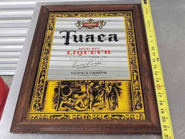 VINTAGE TUACA LIQUEUR MIRROR 1
