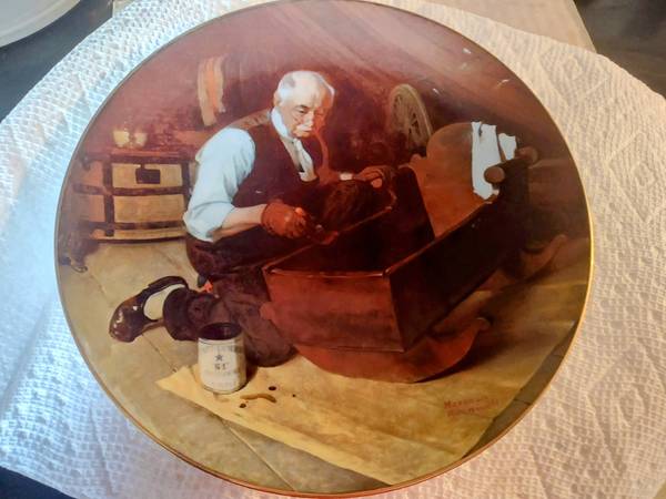 Norman Rockwell 1987 “Grandpa's Gift” / Ltd Ed / COA 1