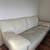 Beige Leather couches set 3 thumbnail