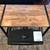 47” Brown/Black Computer Desk Wood/Steel with Under-Desk Keyboard Tray 1 thumbnail