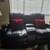 Black Leather Dual Powered Reclining Love Seat 8 thumbnail