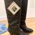 FRYE women’s black leather boots size 6 1/2 womens 1 thumbnail