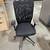 Mesh Back Leather Seat Conference Chairs  Black  Used 6 thumbnail