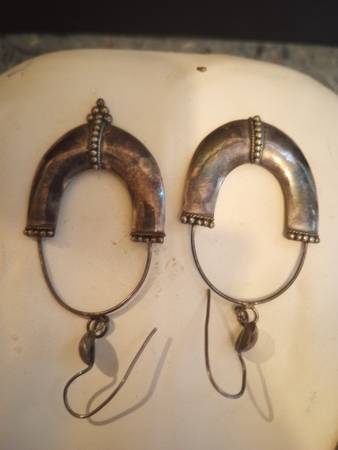 Sterling 925 Silver Earrings (3 Pair) - $65 (Madison)63471317907331124