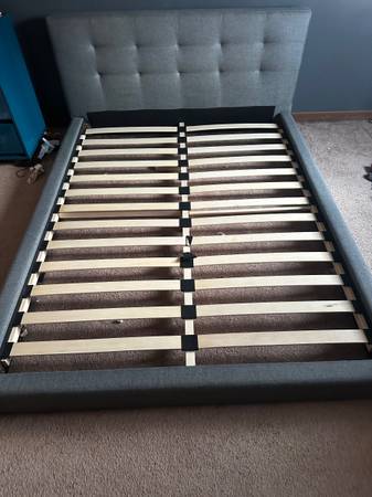 Modern Bed frame and headboard 1