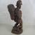 Vtg Folk Art Hand Carved Wood Sculpture Drifter Hobo With Dog 18 3/4" 8 thumbnail