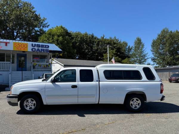 2004 Chevrolet Silverado 1500 Chevy LS 4 puertas, cabina extendida, tracción trasera, camioneta de caja larga - $6.999 (Leavitt Auto Sales)63441451224833121