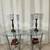 Ashley Furniture Glass, Chrome & Wood 3 Piece Coffee Table Set 5 thumbnail