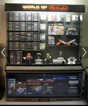 **Wanted**World of Nintendo Display Cabinet 1