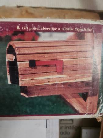 Aromatic cedar mailbox kit 1