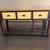 Antique Solid Wood Table With Drawers 1 thumbnail