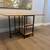 17-55” Foldable Drop Leaf Extendable Dining Table w/ Storage Shelves 8 thumbnail